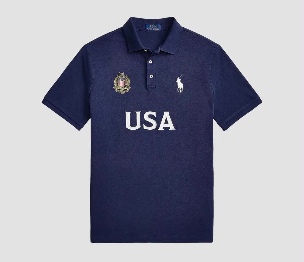 Polo Ralph Lauren USA 26 Navy Blue Polo Shirt